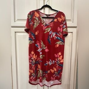 Christian Siriano Rus Short Sleeve Dress